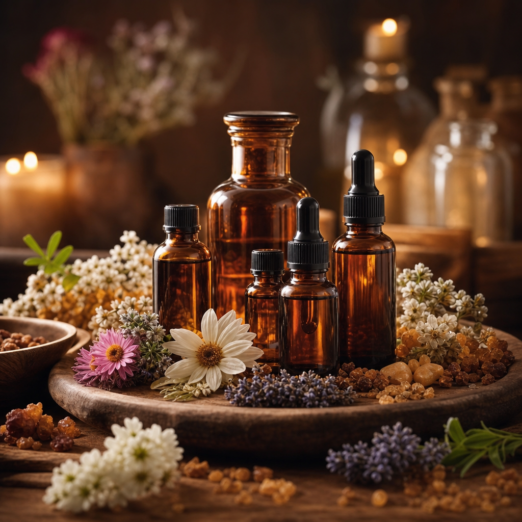 Aromatherapy essential oil collection